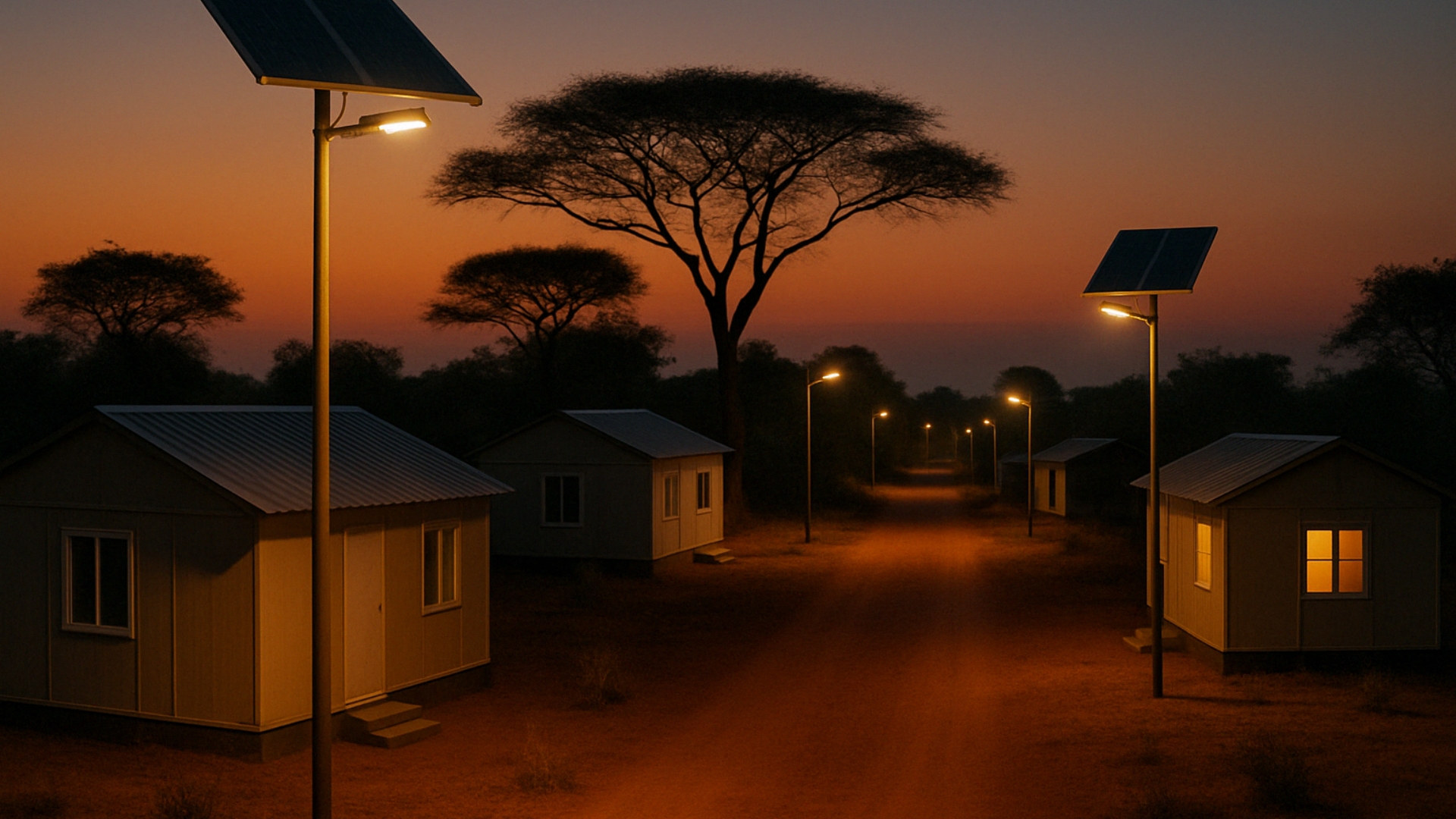 Comunidad sin acceso a energía eléctrica